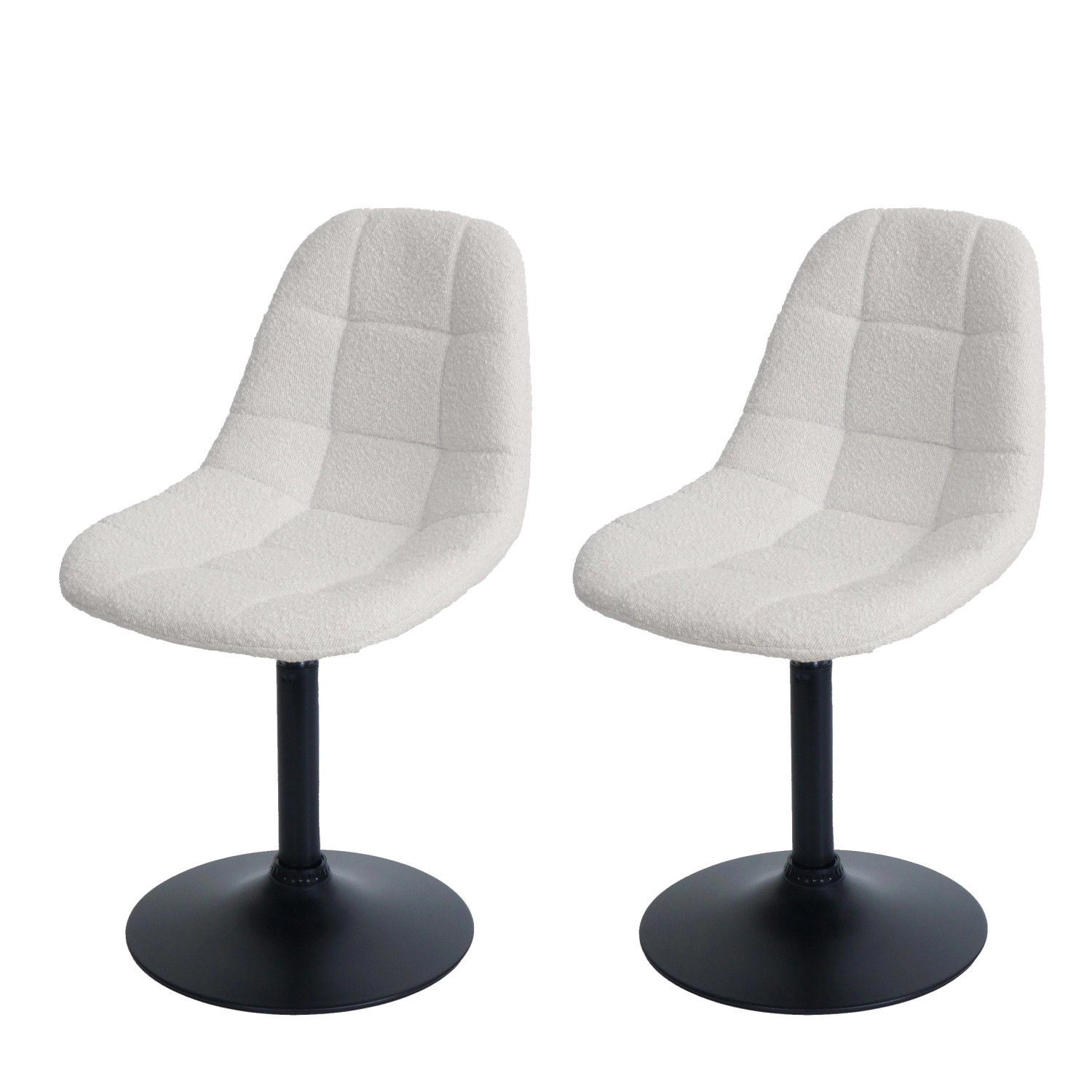 MCW Esszimmerstuhl A60 2er-Set Creme Stoff/Textil Boucle 450g/m² MCW Esszimmerstuhl A60 2er-Set Creme Stoff/Textil Boucle 450g/m² von MCW
