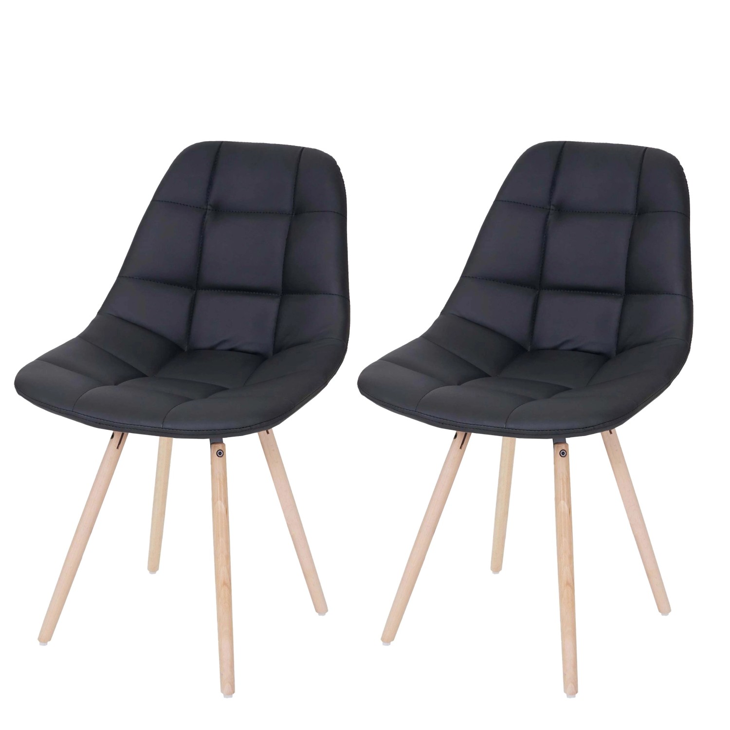 MCW Esszimmerstuhl A60 I 2er-Set Kunstleder Schwarz MCW Esszimmerstuhl A60 I 2er-Set Kunstleder Schwarz von MCW