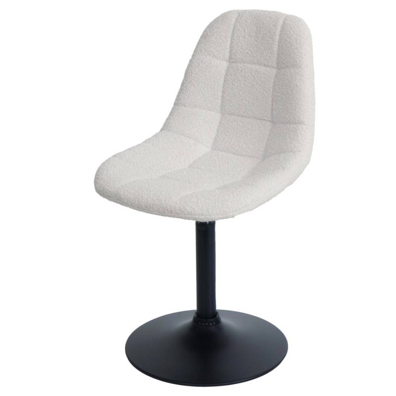 MCW Esszimmerstuhl A60 Stoff/Textil Boucle 450g/m² Creme von MCW