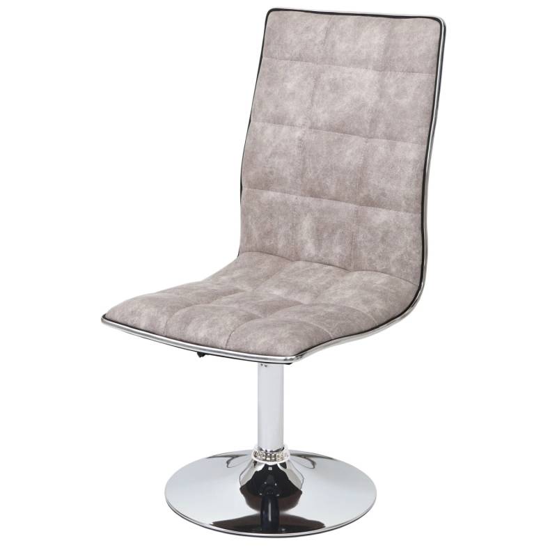 MCW Esszimmerstuhl C41 2er-Set Vintage Kieselgrau Stoff/Textil von MCW