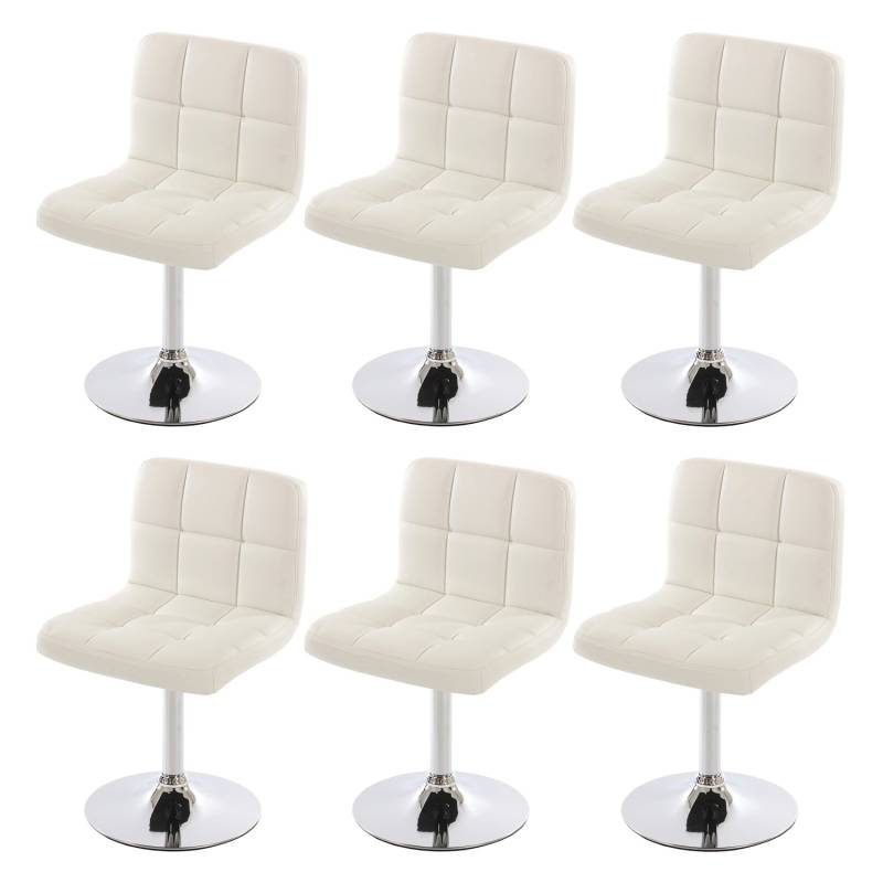 MCW Esszimmerstuhl Cadiz 6er-Set Weiß von MCW