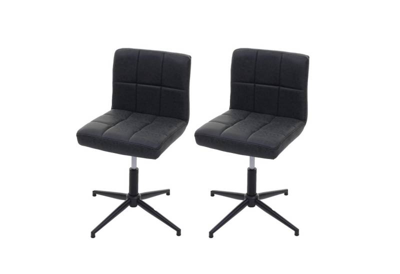 MCW Esszimmerstuhl Cadiz II-2 (Set, 2 St), 2er-Set, Um 360° drehbar, höhenverstellbar, Retro 130 kg belastbar von MCW