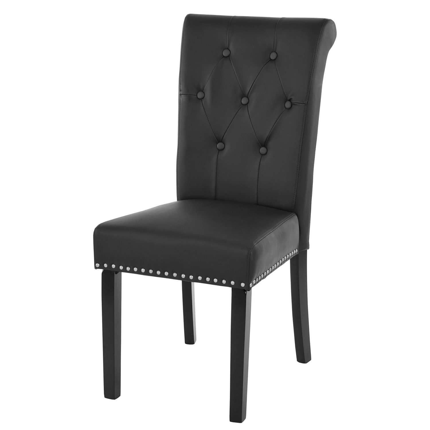 MCW Esszimmerstuhl Chesterfield Il 2er-Set Kunstleder Schwarz Dunkle Beine MCW Esszimmerstuhl Chesterfield Il 2er-Set Kunstleder Schwarz Dunkle Beine von MCW