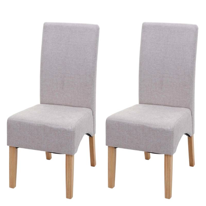 MCW Esszimmerstuhl Crotone 2er-Set Creme Beige Helle Beine von MCW