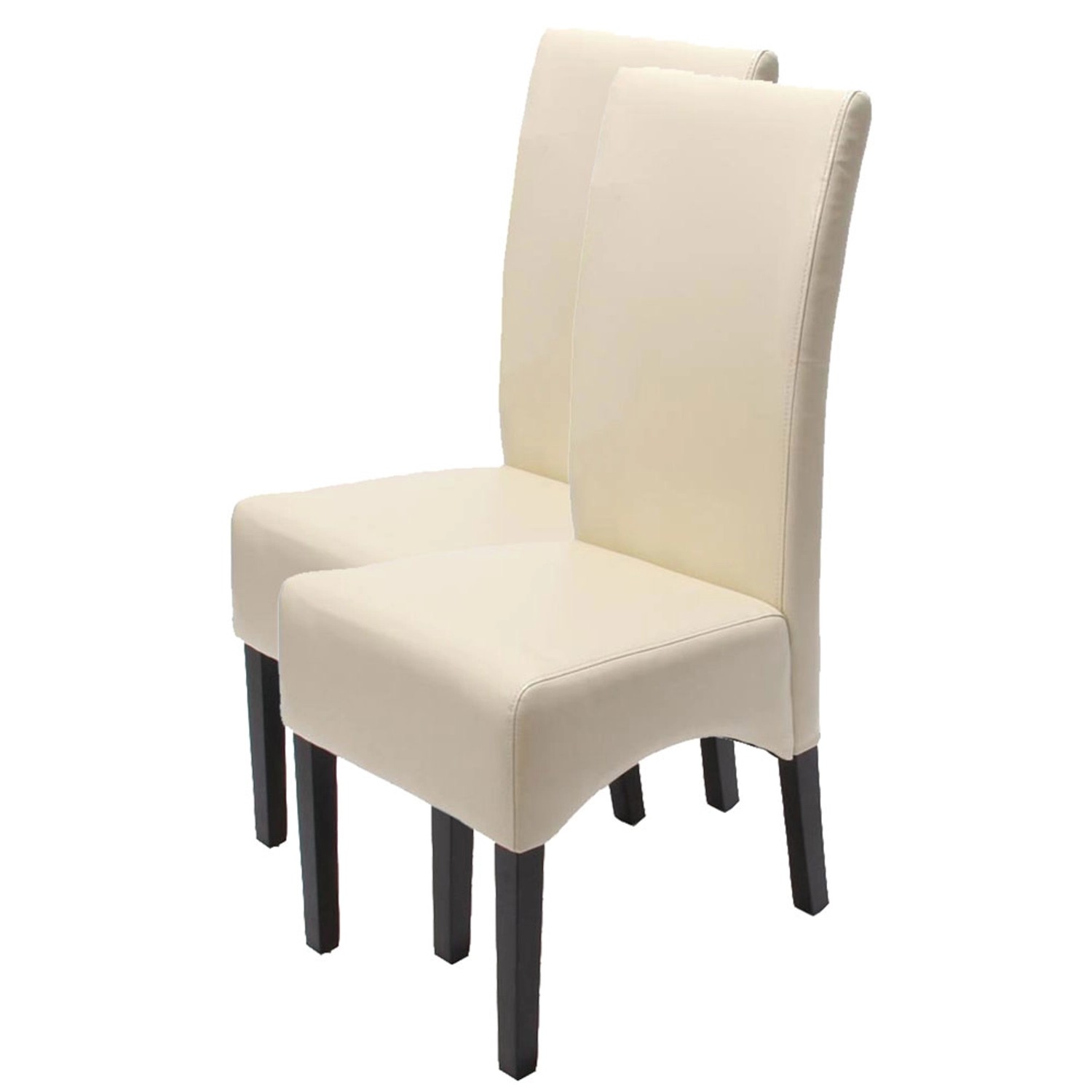 MCW Esszimmerstuhl Crotone 2er-Set Creme Dunkle Beine MCW Esszimmerstuhl Crotone 2er-Set Creme Dunkle Beine von MCW