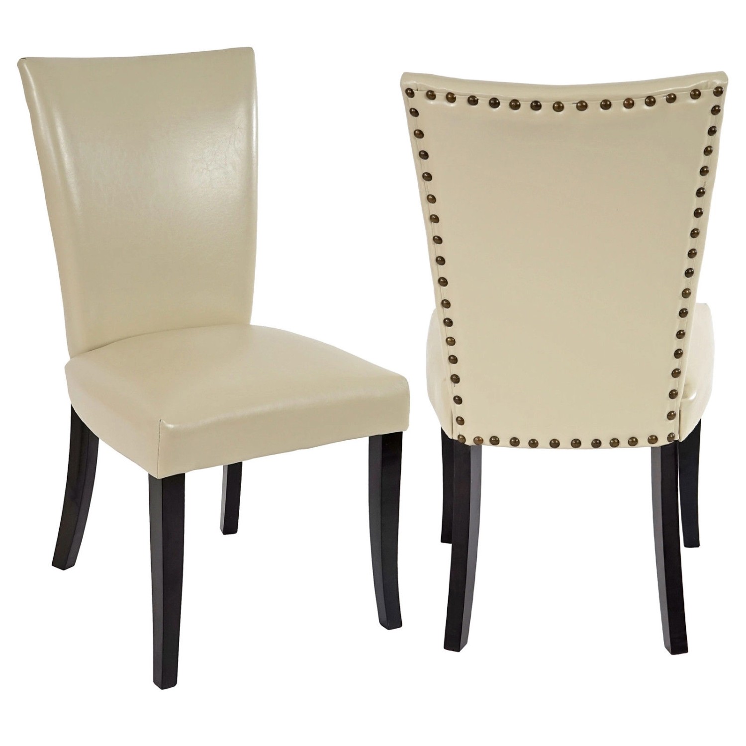 MCW Esszimmerstuhl Edinburgh 2er-Set Kunstleder Creme Dunkle Beine MCW Esszimmerstuhl Edinburgh 2er-Set Kunstleder Creme Dunkle Beine von MCW