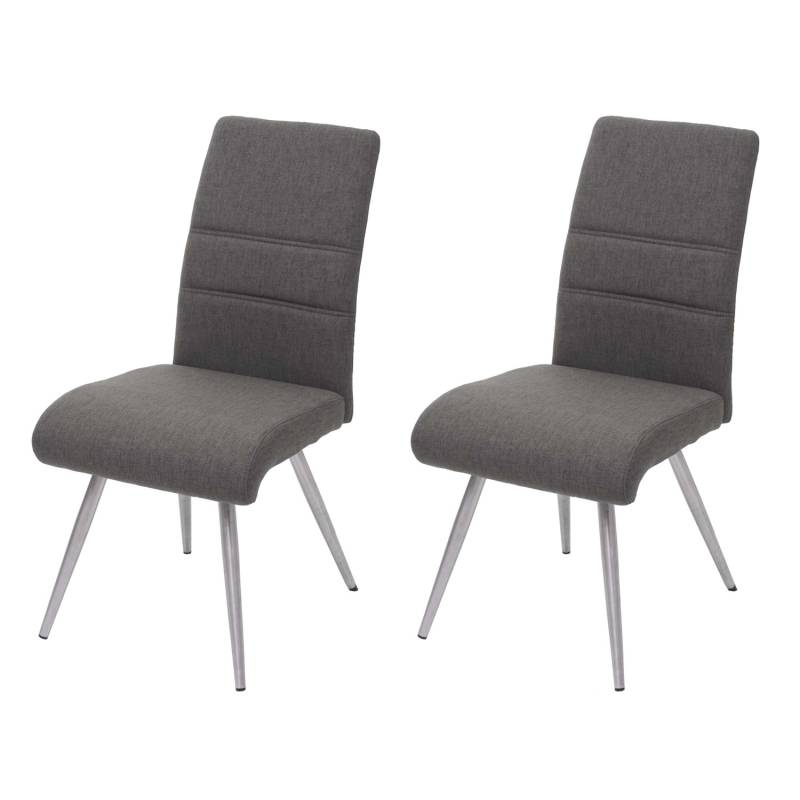 MCW Esszimmerstuhl G55 2er-Set Grau-Braun von MCW