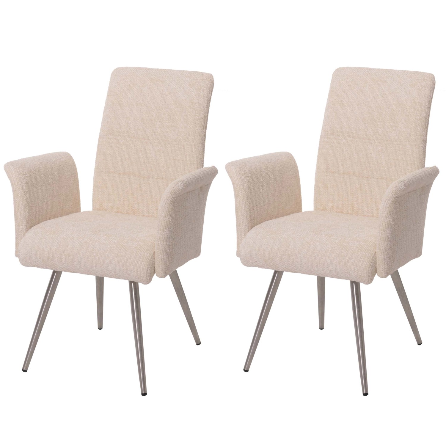 MCW Esszimmerstuhl G55 2er-Set mit Armlehne Creme MCW Esszimmerstuhl G55 2er-Set mit Armlehne Creme von MCW