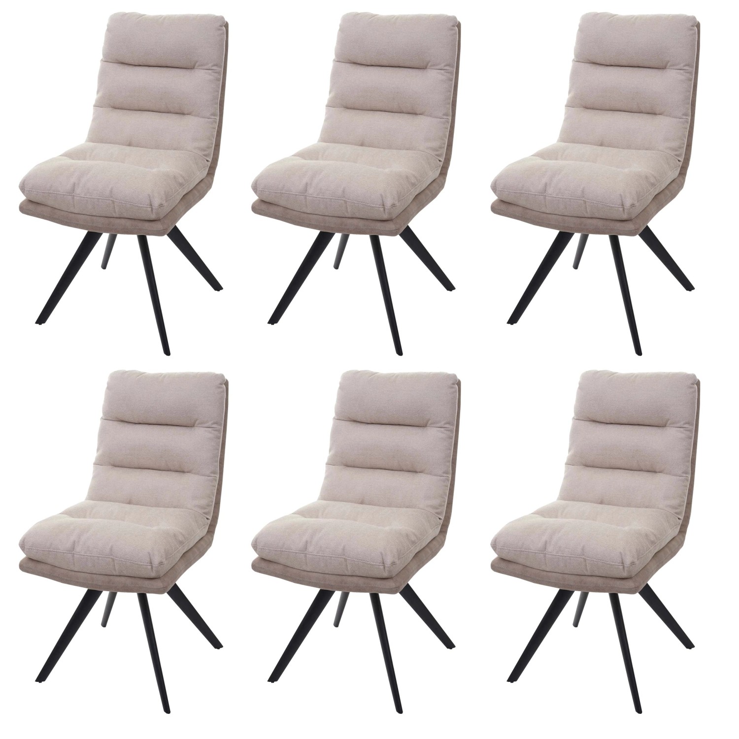 MCW Esszimmerstuhl G66 6er-Set Creme MCW Esszimmerstuhl G66 6er-Set Creme von MCW