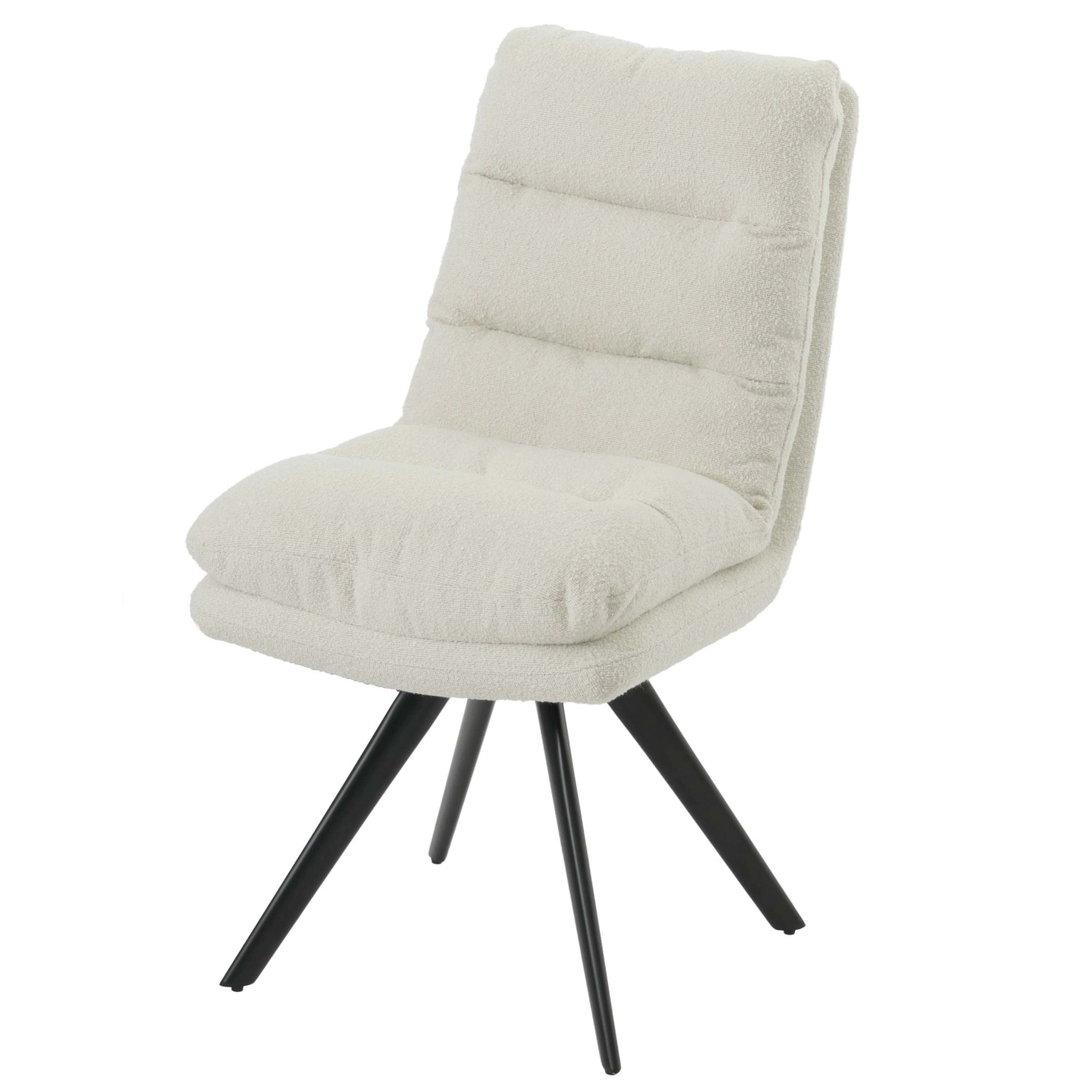 MCW Esszimmerstuhl G66 Boucle Cremeweiß von MCW