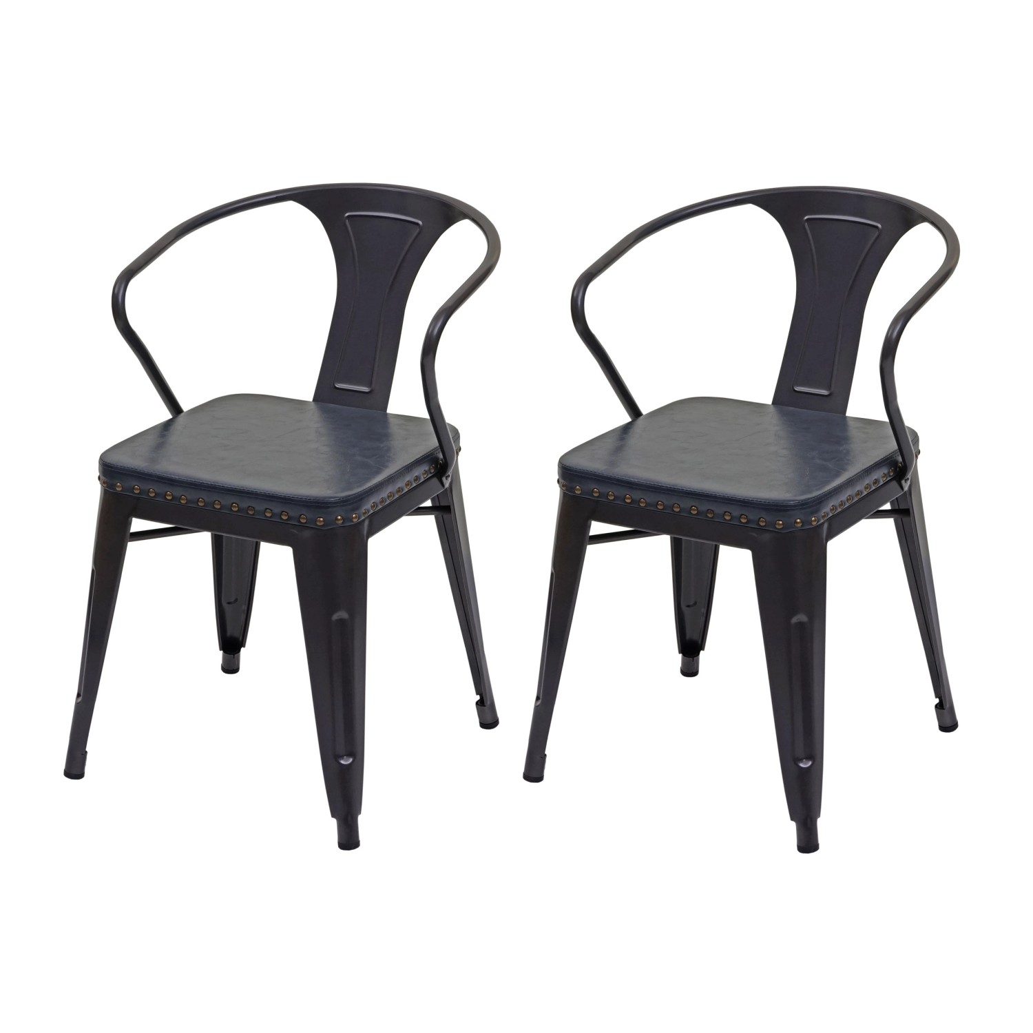 MCW Esszimmerstuhl H10d 2er-Set Schwarz-Grau MCW Esszimmerstuhl H10d 2er-Set Schwarz-Grau von MCW