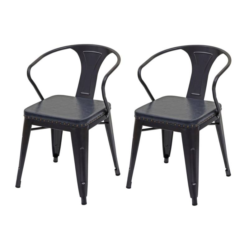 MCW Esszimmerstuhl H10d 2er-Set Schwarz-Grau von MCW