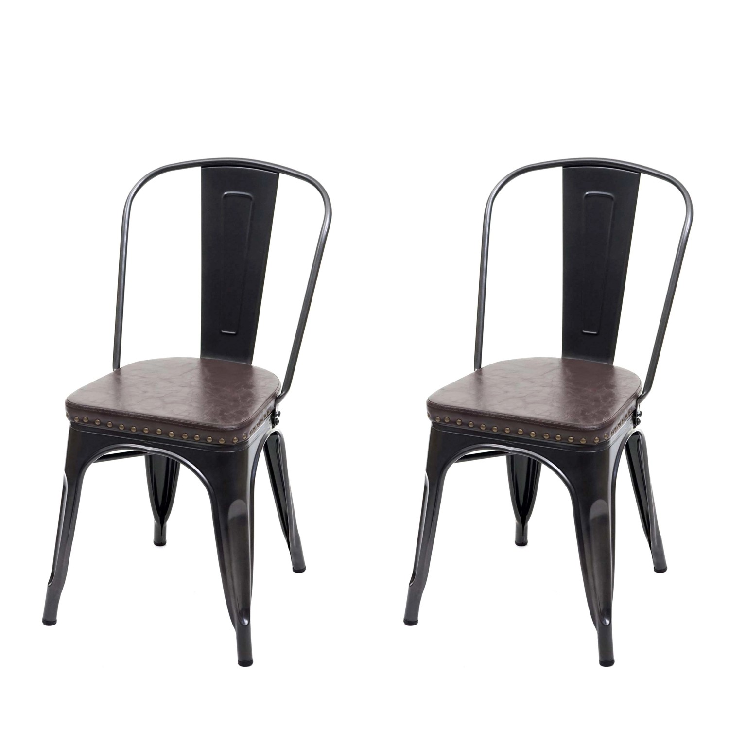 MCW Esszimmerstuhl H10e 2er-Set Schwarz-Braun MCW Esszimmerstuhl H10e 2er-Set Schwarz-Braun von MCW