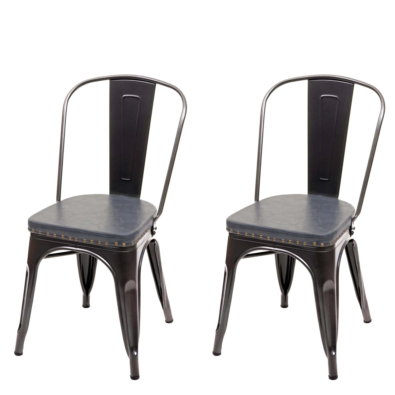 MCW Esszimmerstuhl H10e 2er-Set Schwarz-Grau MCW Esszimmerstuhl H10e 2er-Set Schwarz-Grau von MCW