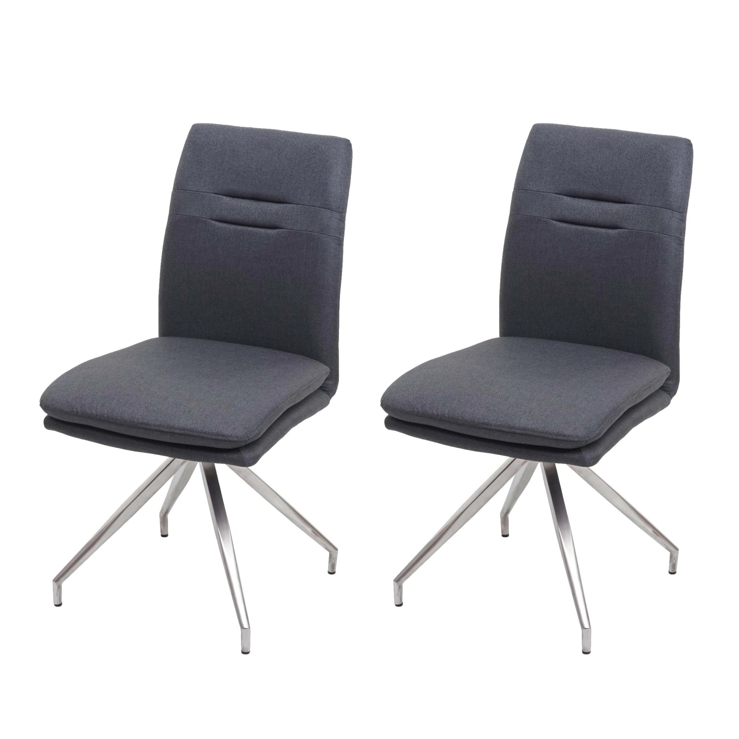 MCW Esszimmerstuhl H70 2er-Set Dunkelgrau von MCW