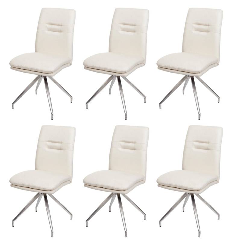 MCW Esszimmerstuhl H70 6er-Set Creme-Beige von MCW