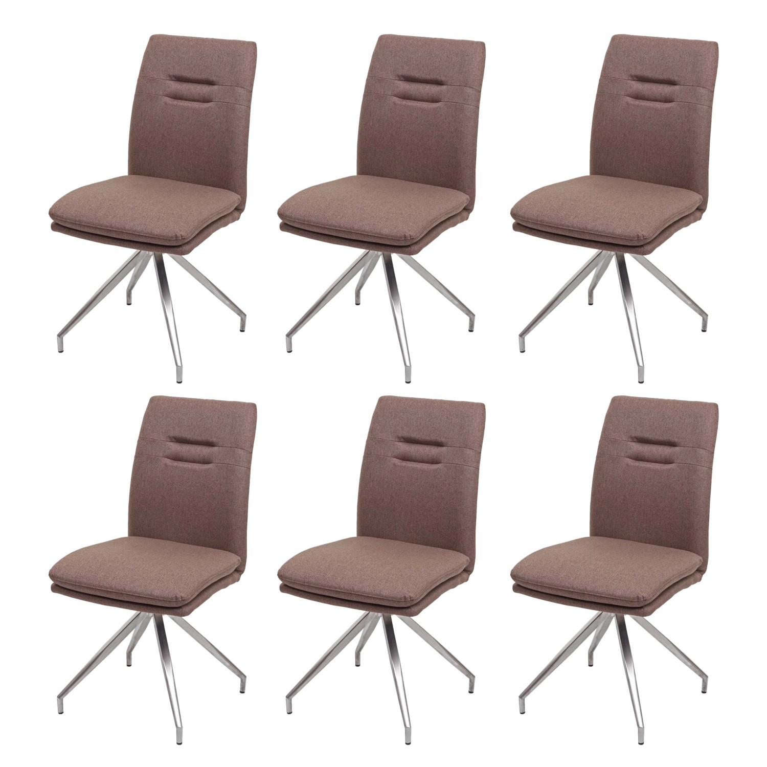 MCW Esszimmerstuhl H70 6er-Set Lehnstuhl Braun MCW Esszimmerstuhl H70 6er-Set Lehnstuhl Braun von MCW