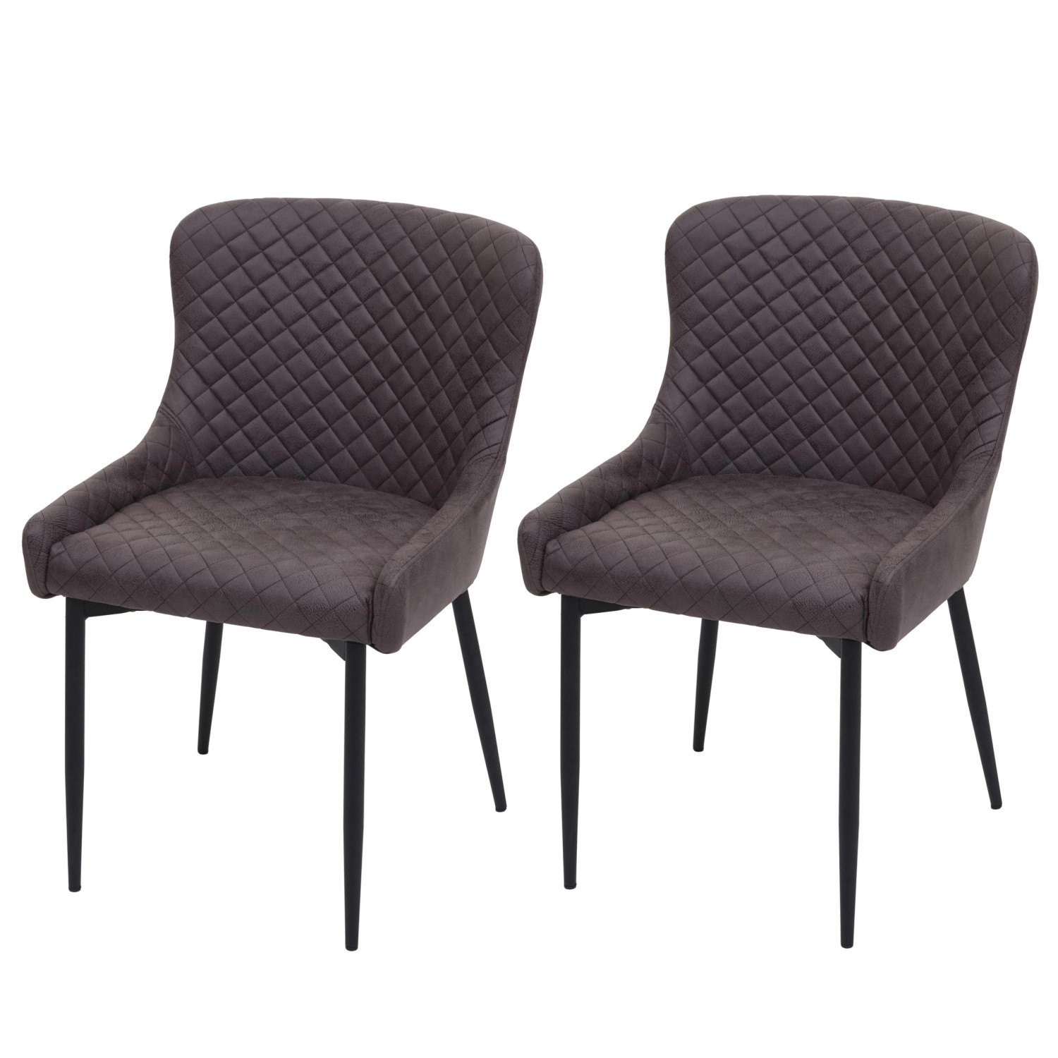 MCW Esszimmerstuhl H79 2er Set Stoff/Textil Dunkelgrau MCW Esszimmerstuhl H79 2er Set Stoff/Textil Dunkelgrau von MCW