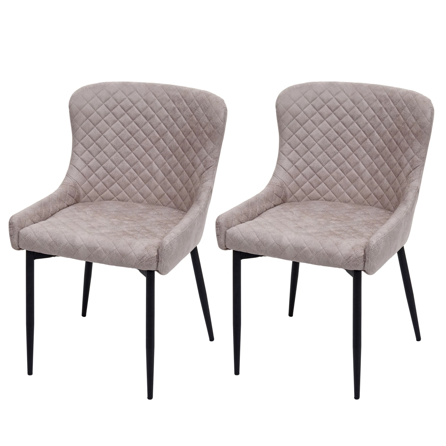 MCW Esszimmerstuhl H79 2er Set Stoff/Textil Grau MCW Esszimmerstuhl H79 2er Set Stoff/Textil Grau von MCW