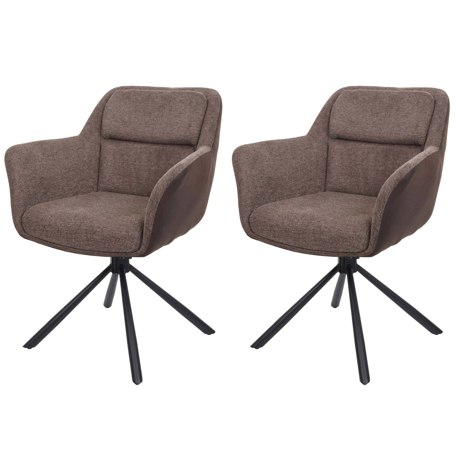 MCW Esszimmerstuhl K33 2er-Set Kunstleder Braun-dunkelbraun MCW Esszimmerstuhl K33 2er-Set Kunstleder Braun-dunkelbraun von MCW