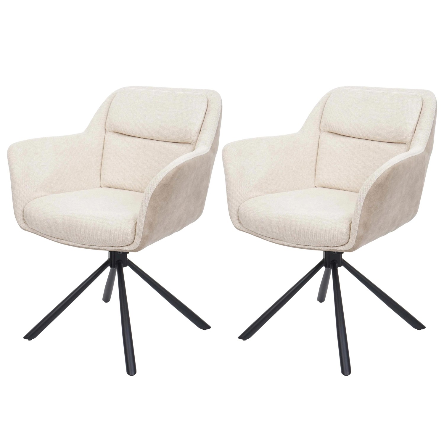 MCW Esszimmerstuhl K33 2er-Set Kunstleder Creme MCW Esszimmerstuhl K33 2er-Set Kunstleder Creme von MCW