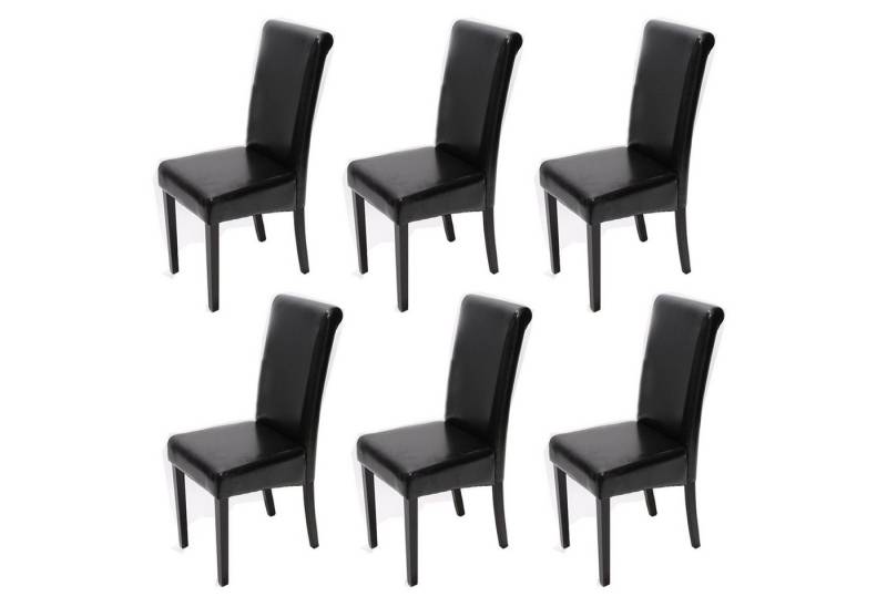 MCW Esszimmerstuhl Lecce II-6 (Set, 6 St), 6er-Set, Abgerundete Ecken und Kanten, Bequeme Sitzhaltung von MCW