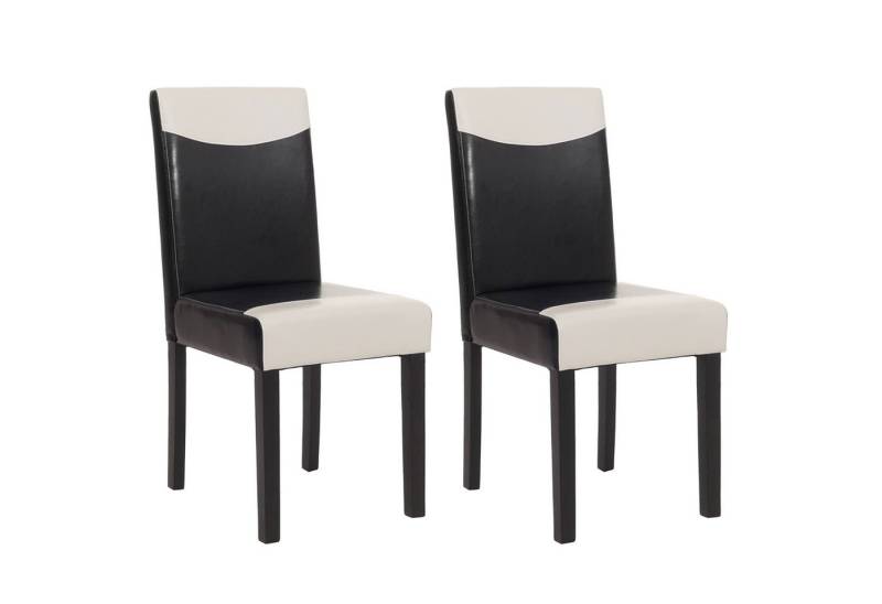 MCW Esszimmerstuhl Littau-2 (Set, 2 St), 2er-Set, Hohe Rückenlehne, Bodenschoner, Abgerundete Ecken und Kanten von MCW