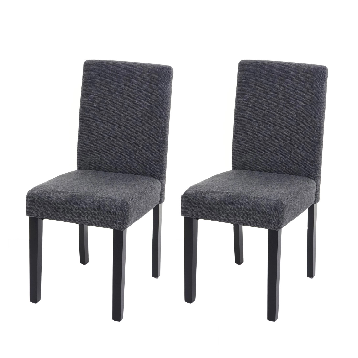 MCW Esszimmerstuhl Littau 2er-Set Textil Anthrazitgrau Dunkle Beine MCW Esszimmerstuhl Littau 2er-Set Textil Anthrazitgrau Dunkle Beine von MCW