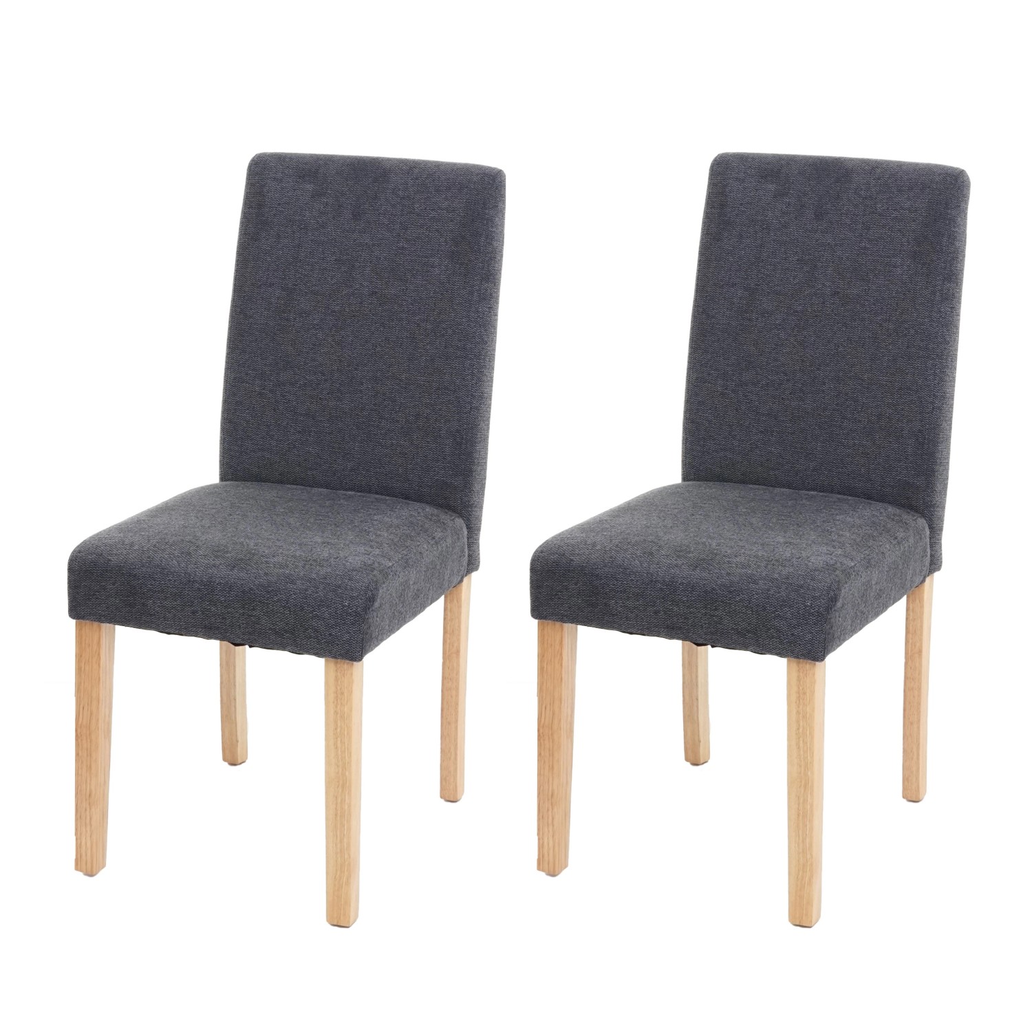 MCW Esszimmerstuhl Littau 2er-Set Textil Anthrazitgrau Helle Beine MCW Esszimmerstuhl Littau 2er-Set Textil Anthrazitgrau Helle Beine von MCW