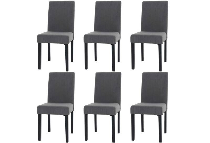 MCW Esszimmerstuhl Littau-C-6 (Set, 6 St), Stuhlbeine aus Massivholz, Rutschfest durch Kunststoffuntersatz von MCW