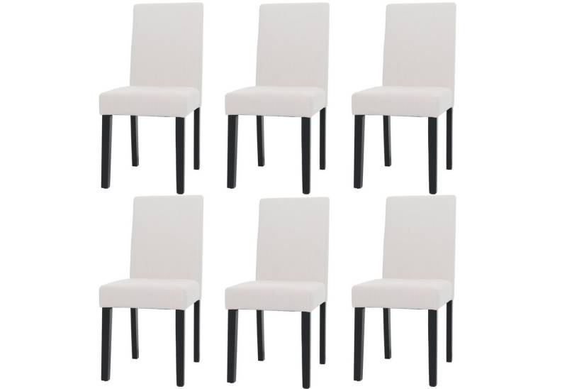 MCW Esszimmerstuhl Littau-C-6 (Set, 6 St), Stuhlbeine aus Massivholz, Rutschfest durch Kunststoffuntersatz von MCW