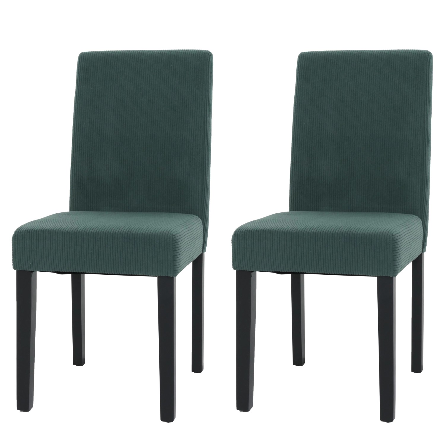 MCW Esszimmerstuhl Littau Cord 2er-Set Grün Dunkle Beine MCW Esszimmerstuhl Littau Cord 2er-Set Grün Dunkle Beine von MCW
