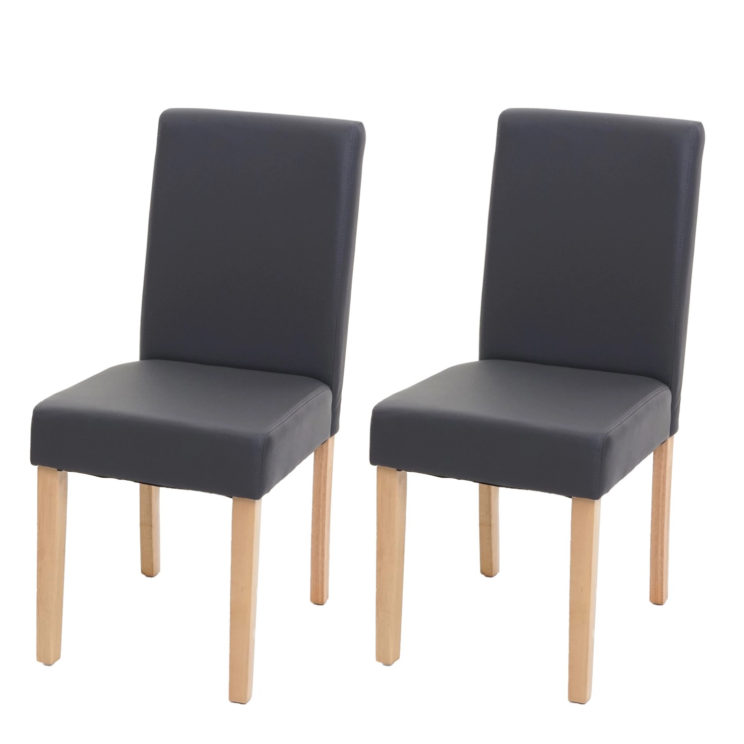 MCW Esszimmerstuhl Littau Kunstleder 2er-Set Kunstleder Grau Matt Helle Beine MCW Esszimmerstuhl Littau Kunstleder 2er-Set Kunstleder Grau Matt Helle Beine von MCW