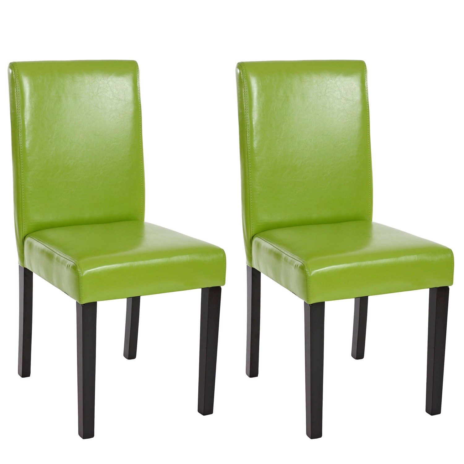 MCW Esszimmerstuhl Littau Kunstleder 2er-Set Kunstleder Grün Dunkle Beine MCW Esszimmerstuhl Littau Kunstleder 2er-Set Kunstleder Grün Dunkle Beine von MCW