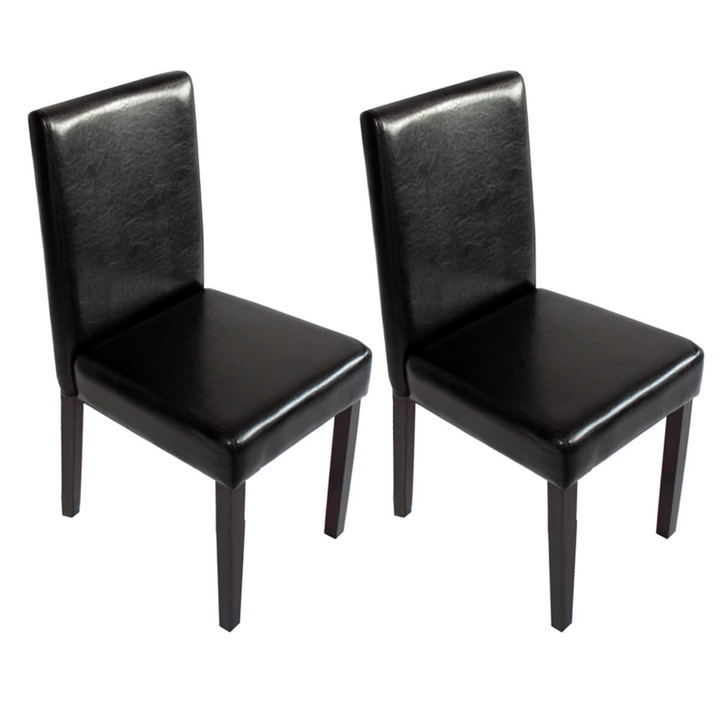 MCW Esszimmerstuhl Littau Kunstleder 2er-Set Kunstleder Schwarz Dunkle Beine MCW Esszimmerstuhl Littau Kunstleder 2er-Set Kunstleder Schwarz Dunkle Beine von MCW