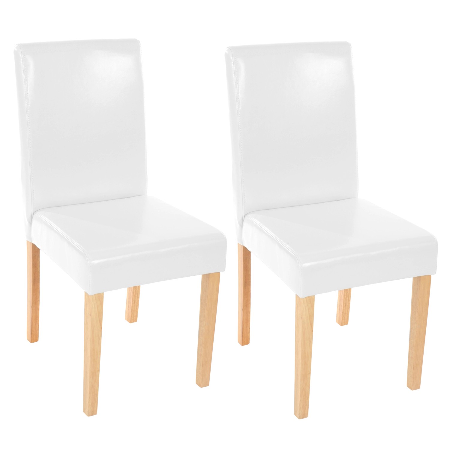MCW Esszimmerstuhl Littau Kunstleder 2er-Set Kunstleder Weiß Helle Beine MCW Esszimmerstuhl Littau Kunstleder 2er-Set Kunstleder Weiß Helle Beine von MCW