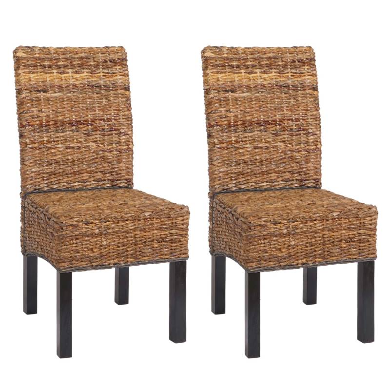 MCW Esszimmerstuhl Loiret 2er-Set Dunkel ohne Kissen von MCW