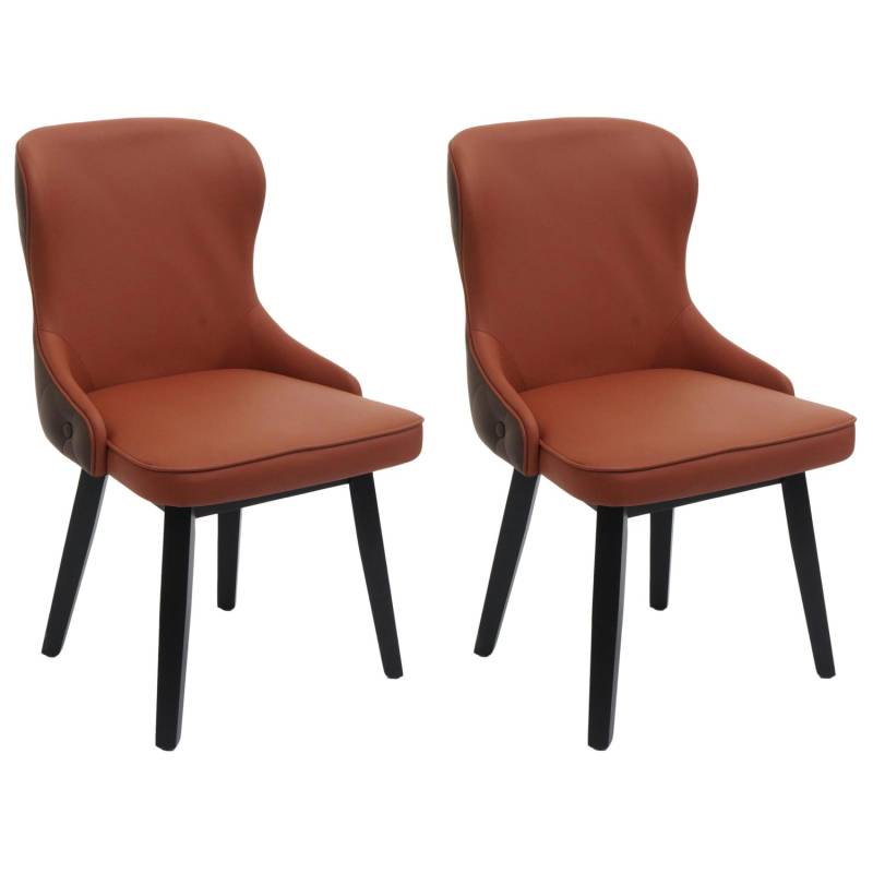 MCW Esszimmerstuhl M60 2er-Set Terracotta-Braun von MCW