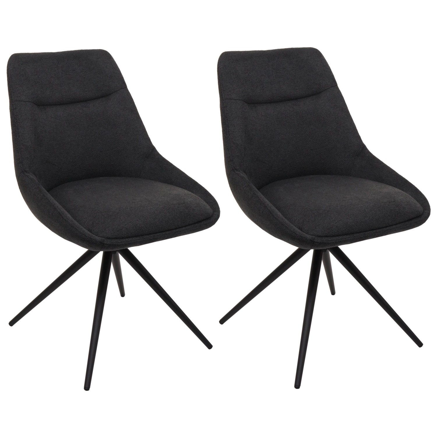 MCW Esszimmerstuhl M65 2er-Set Anthrazit MCW Esszimmerstuhl M65 2er-Set Anthrazit von MCW