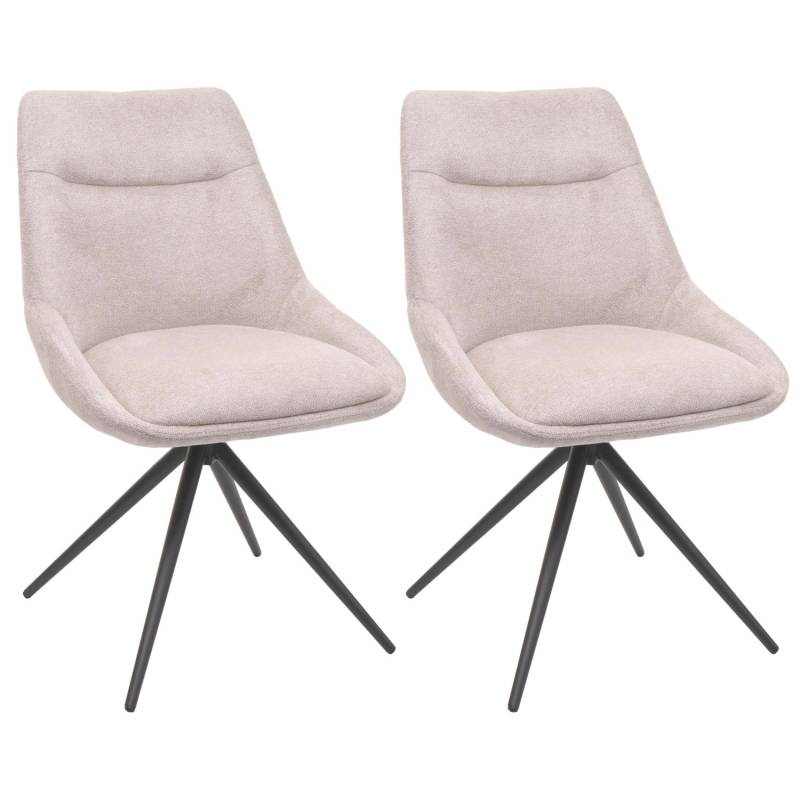 MCW Esszimmerstuhl M65 2er-Set Creme-Beige von MCW