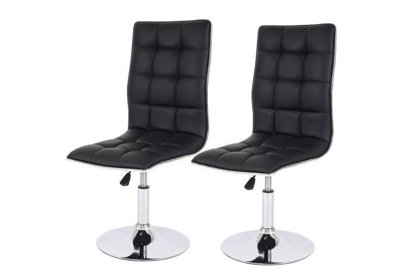 MCW Esszimmerstuhl MCW-C41-2 (Set, 2 St), 2er-Set, Stufenlos höhenverstellbare Gasdruckfeder, Abgerundete Ecken von MCW