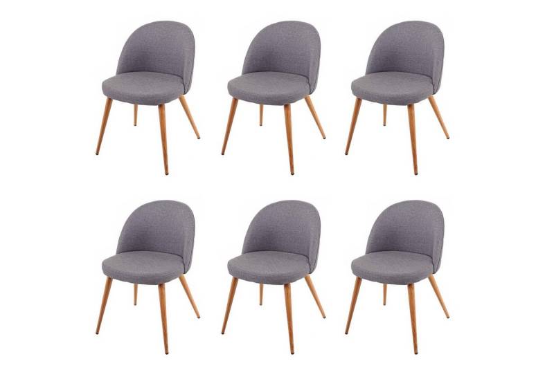 MCW Esszimmerstuhl MCW-D53-6 (Set, 6 St), 6er-Set, Inklusive Fußbodenschoner, 50er Jahre Design von MCW