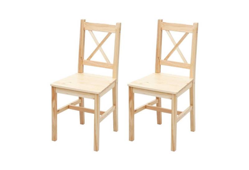 MCW Esszimmerstuhl MCW-F77-E (Set, 2 St), 2er-Set, Stabile Konstruktion, Landhausstil von MCW