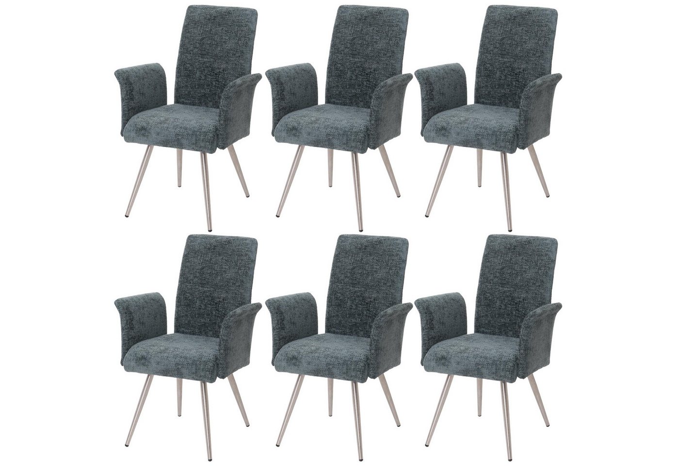 MCW Esszimmerstuhl MCW-G55-C-6 (6er-Set, 6 St), Inklusive Fußbodenschoner von MCW