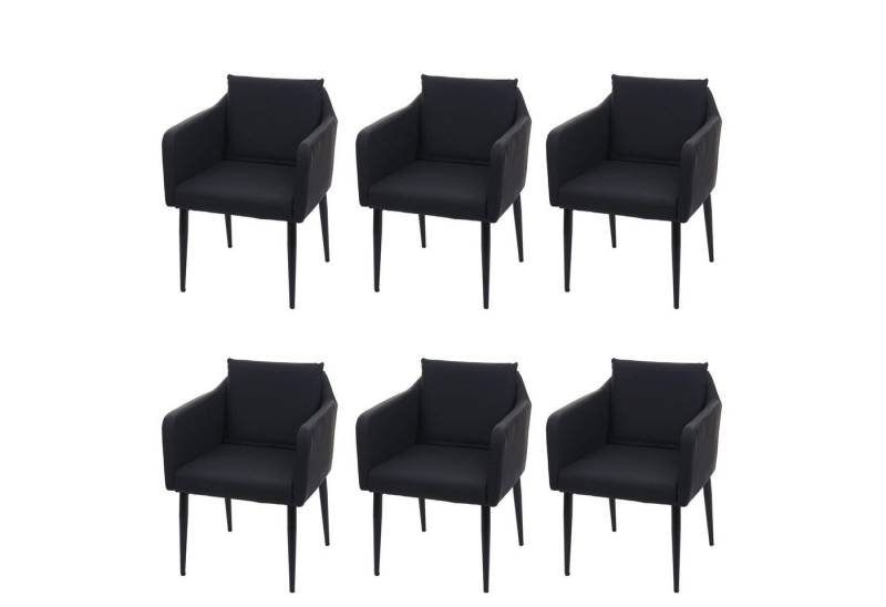 MCW Esszimmerstuhl MCW-H93-S-6 (Set, 6 St), 6er-Set, Bequeme Sitzpolsterung, Rückenkissen mit Reißverschluss von MCW