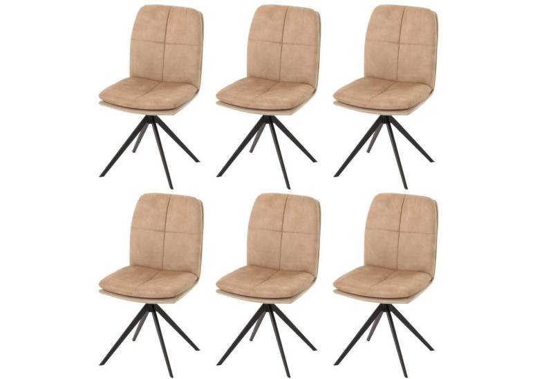 MCW Esszimmerstuhl MCW-M68-6 (Set, 6 St), Inklusive Fußbodenschoner, Abgerundete Ecken von MCW