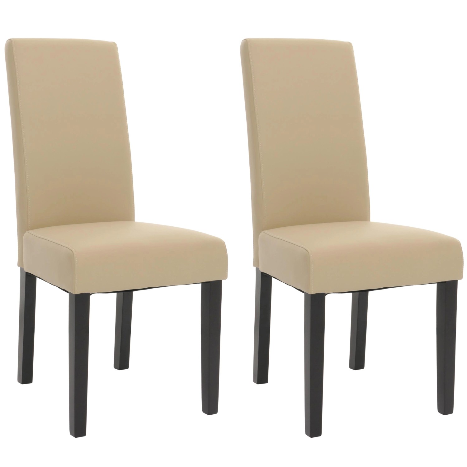MCW Esszimmerstuhl N66 KL 2er Set Creme Schwarze Beine MCW Esszimmerstuhl N66 KL 2er Set Creme Schwarze Beine von MCW