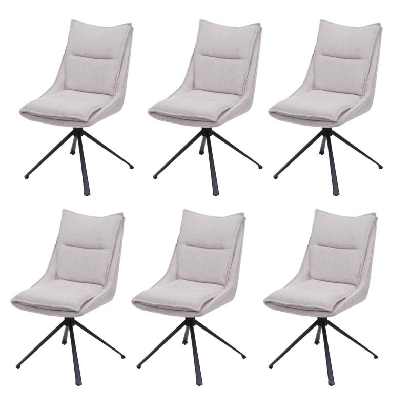 MCW Esszimmerstuhl N71 6er-Set Creme-Beige von MCW