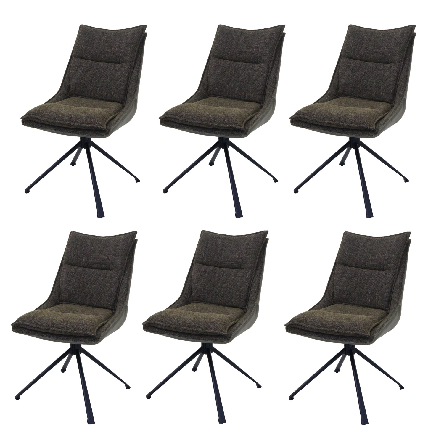 MCW Esszimmerstuhl N71 6er-Set Grün MCW Esszimmerstuhl N71 6er-Set Grün von MCW