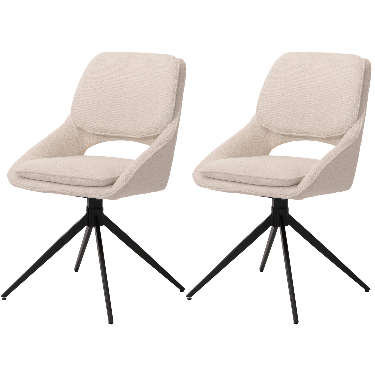 MCW Esszimmerstuhl N73 2er-Set Creme MCW Esszimmerstuhl N73 2er-Set Creme von MCW